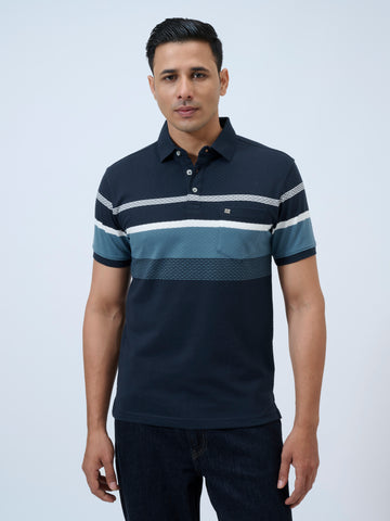 Sky Captain Stripe Polo