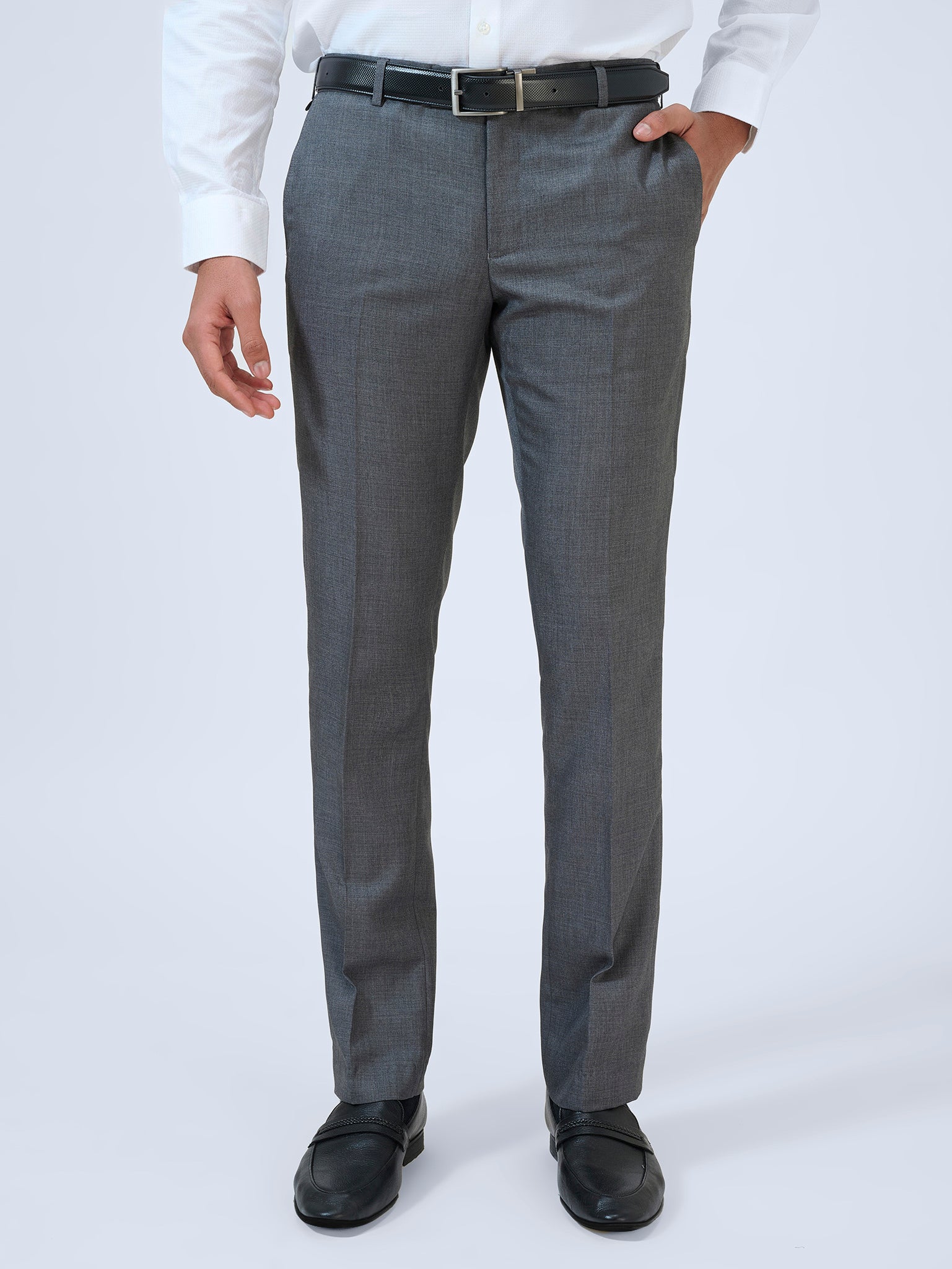 Iron Grey Dobby Trousers