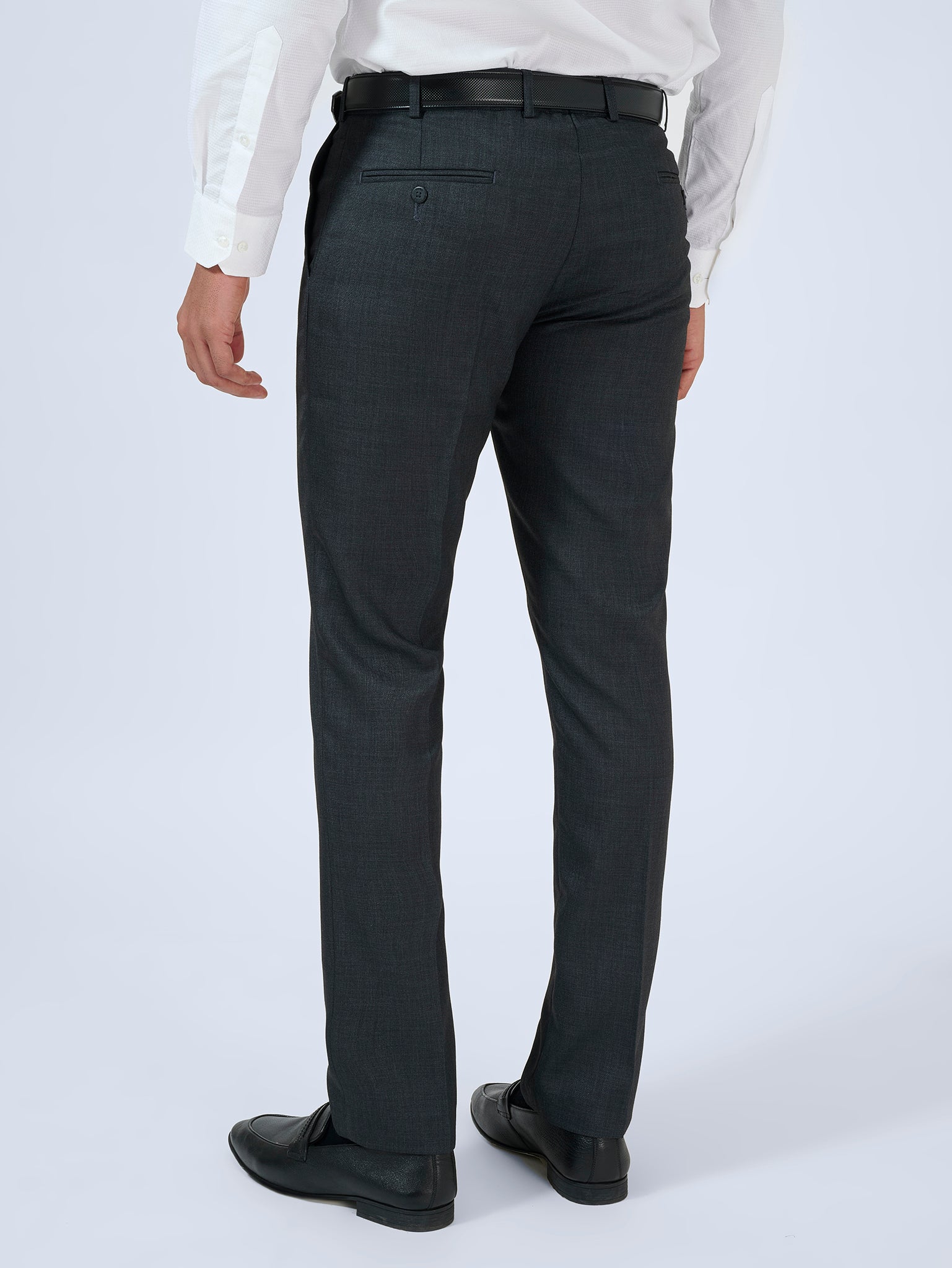 Onyx Grey Dobby Trousers