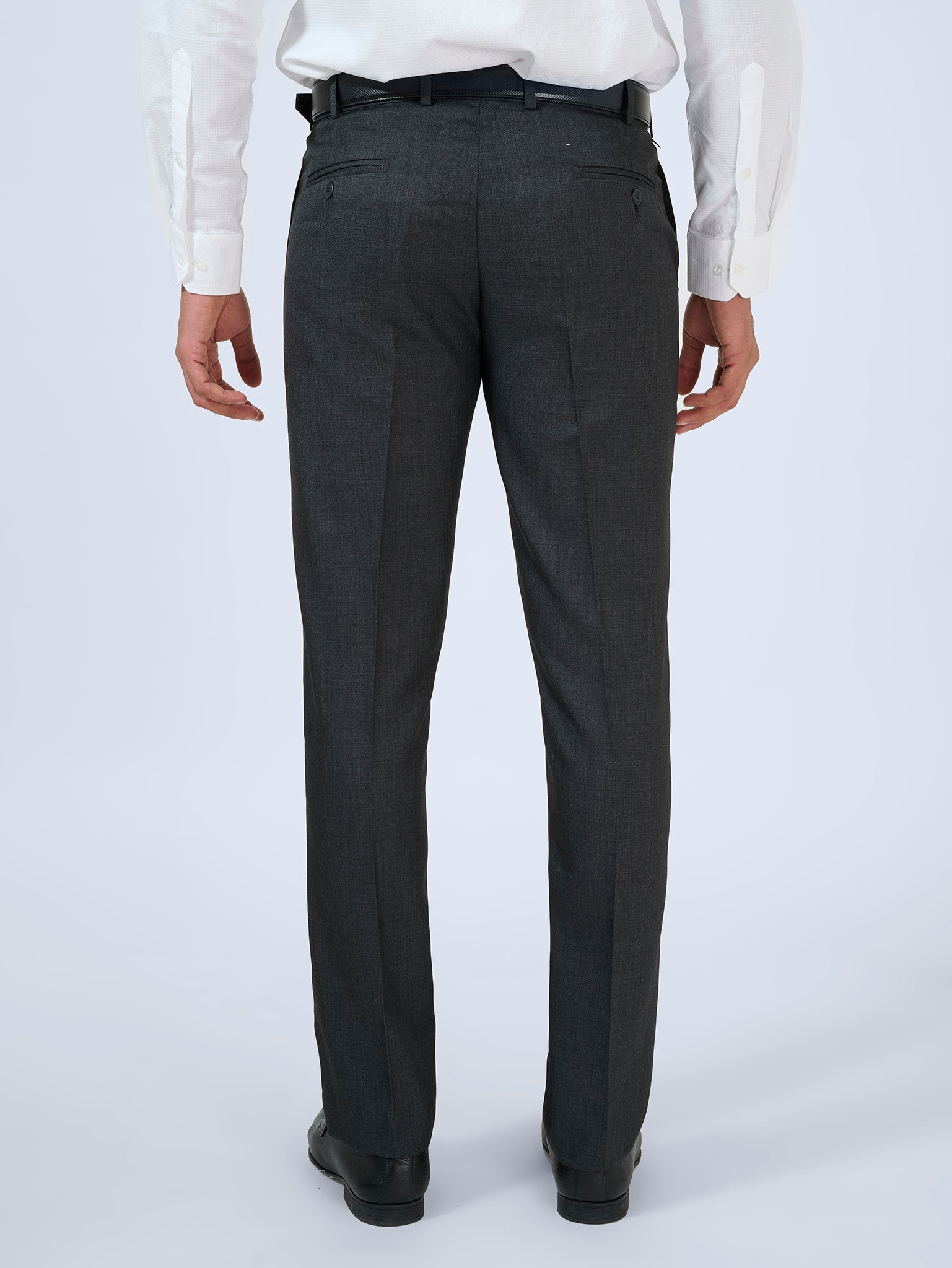 Carbon Grey Dobby Trousers