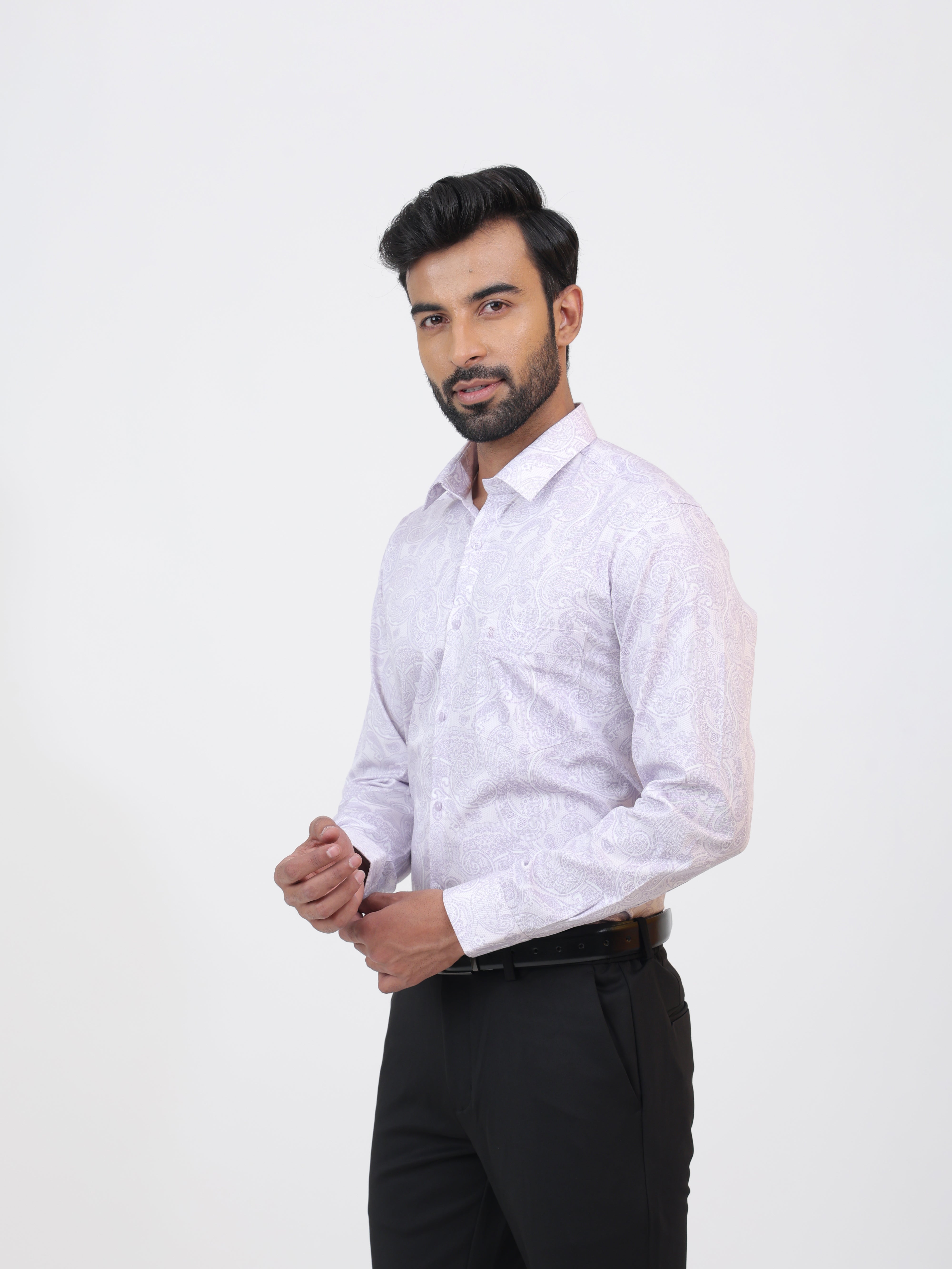 Emboss Lush Lilac Shirt