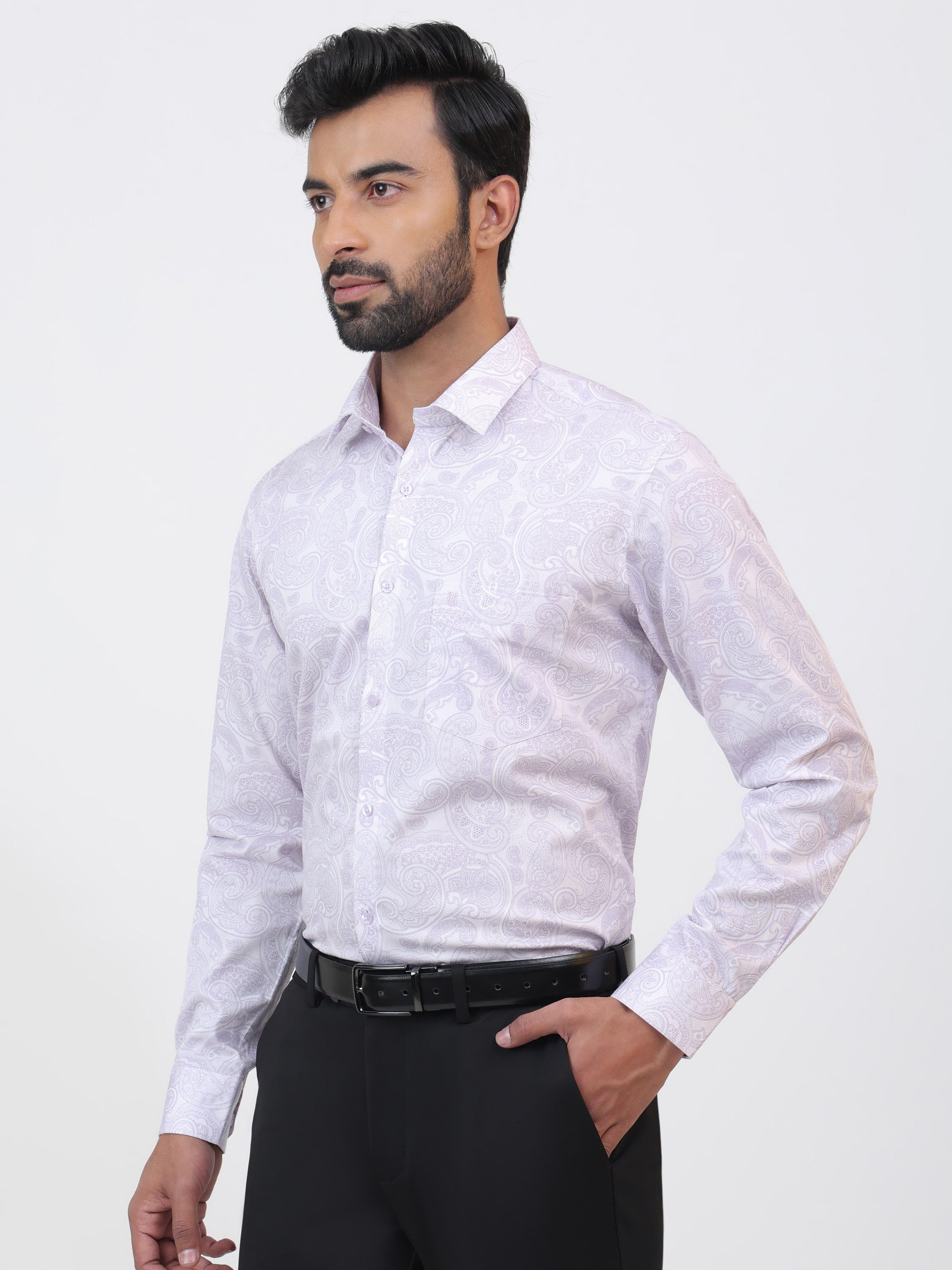 Emboss Lush Lilac Shirt