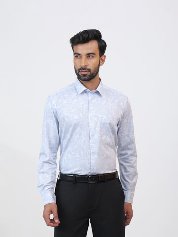 Emboss Pale Silver Shirt