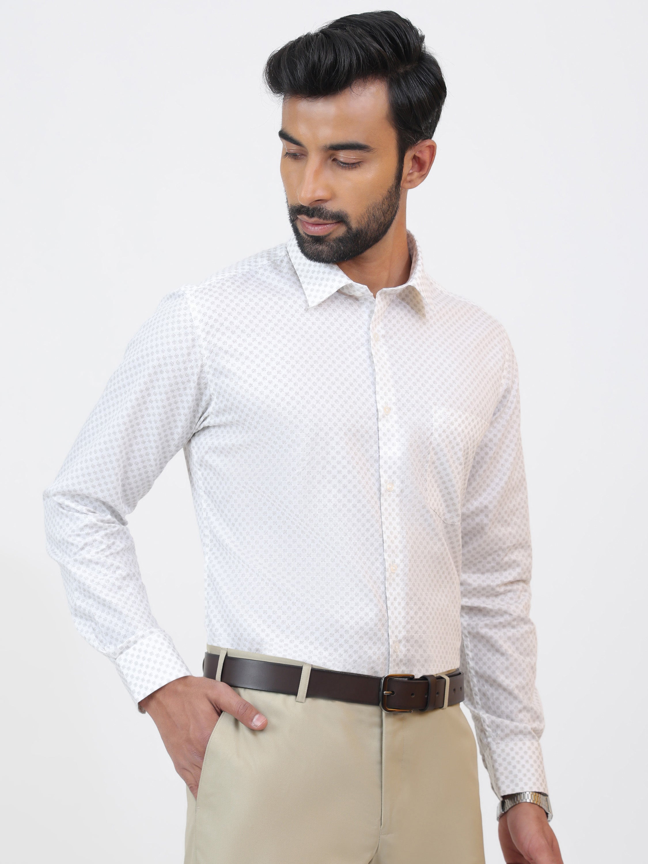 Earthy Snowflake Shirt