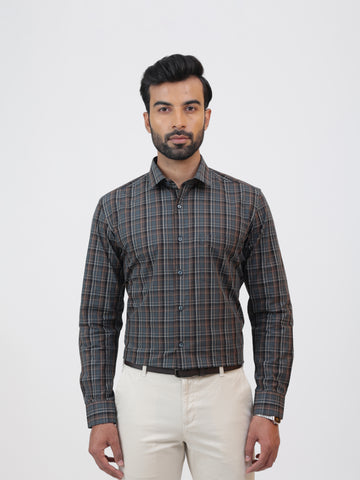 Slate Black Check Shirt
