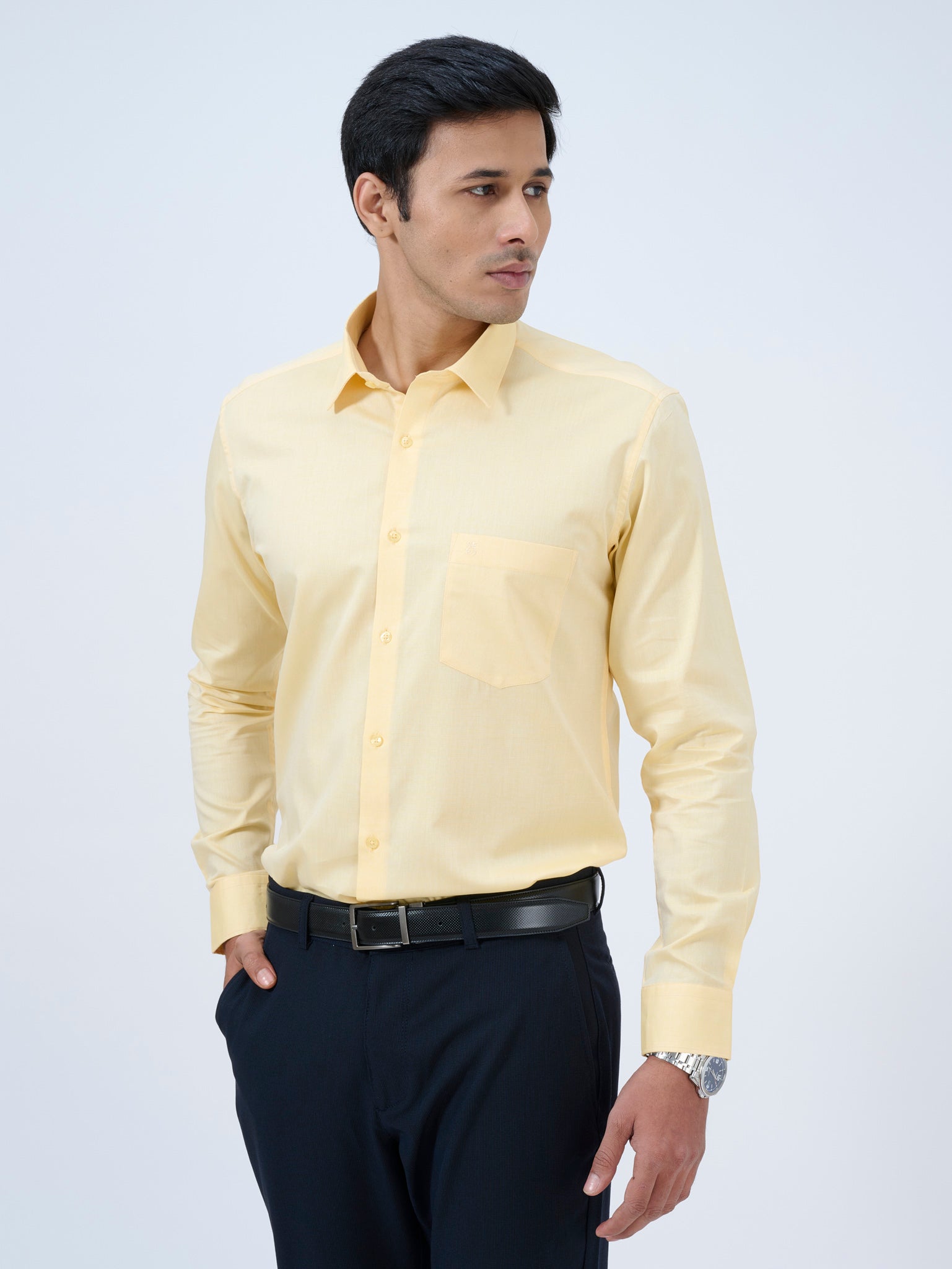 Soft Gold Dobby Shirt
