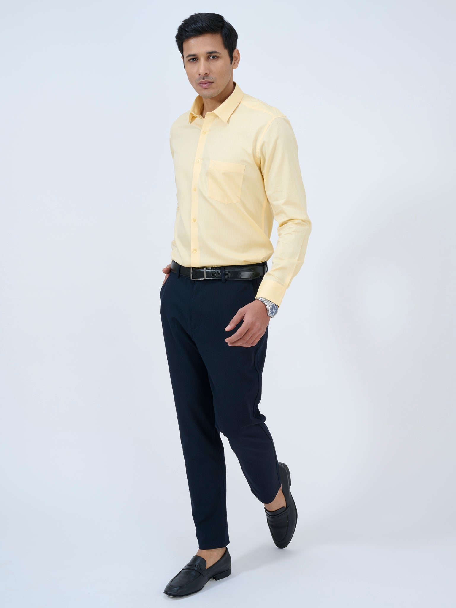Soft Gold Dobby Shirt