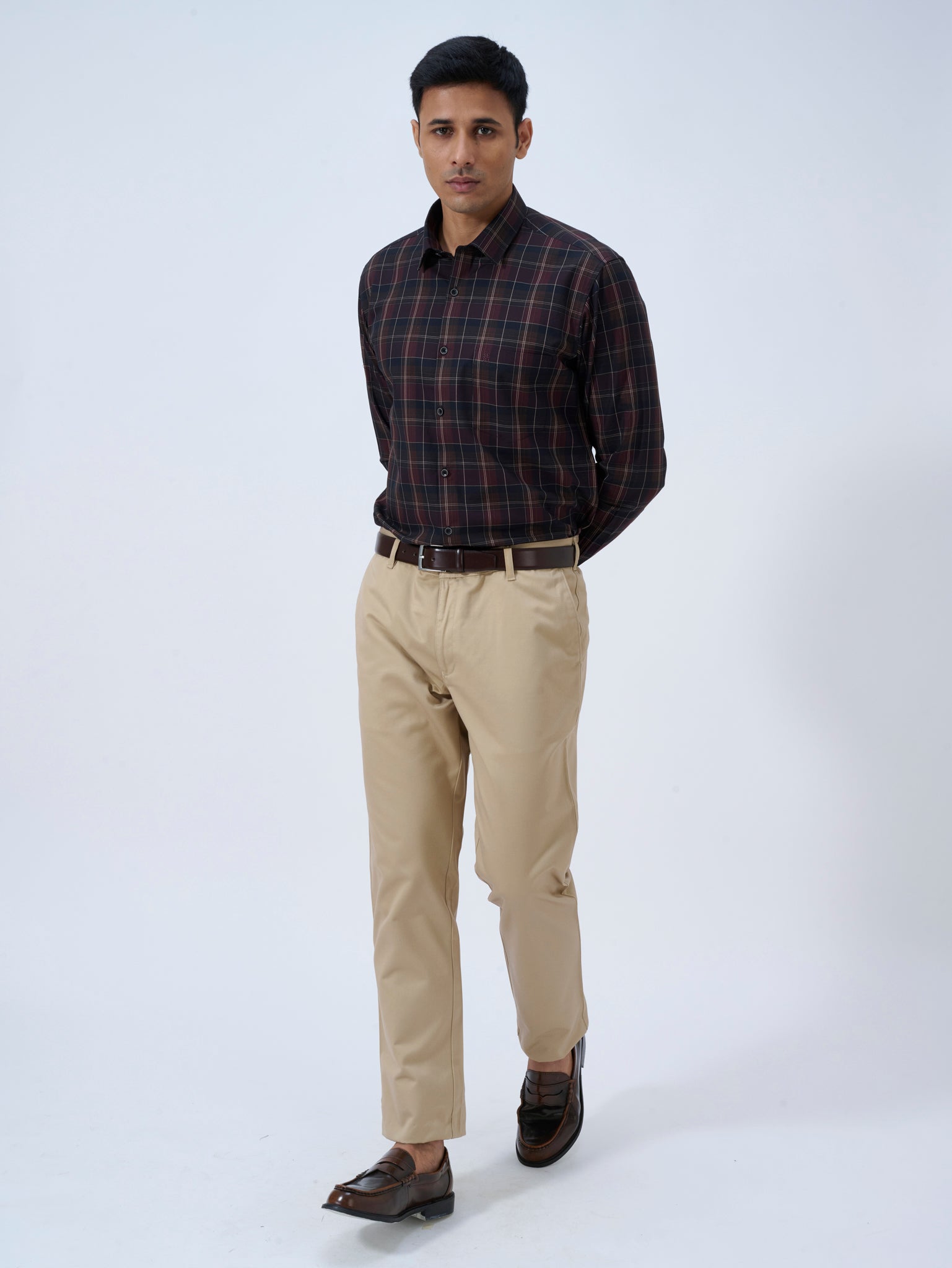 Night Wine Tartan Shirt