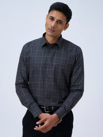 Gunmetal Grey Tartan Shirt