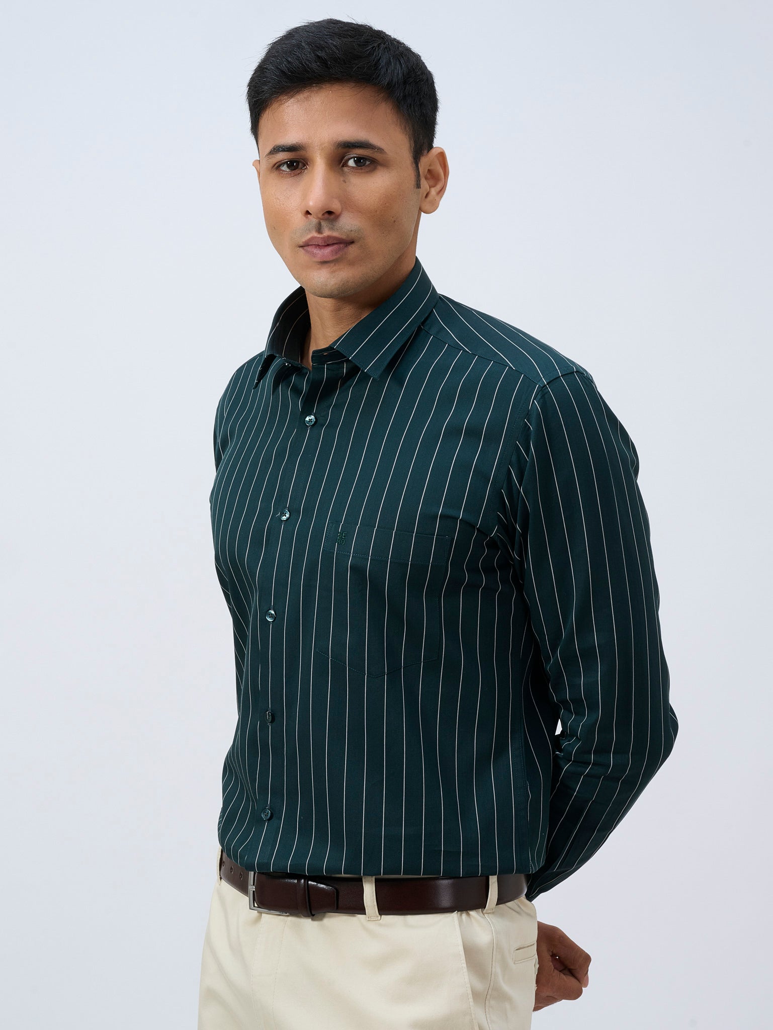 Evergreen Pinstripe Shirt