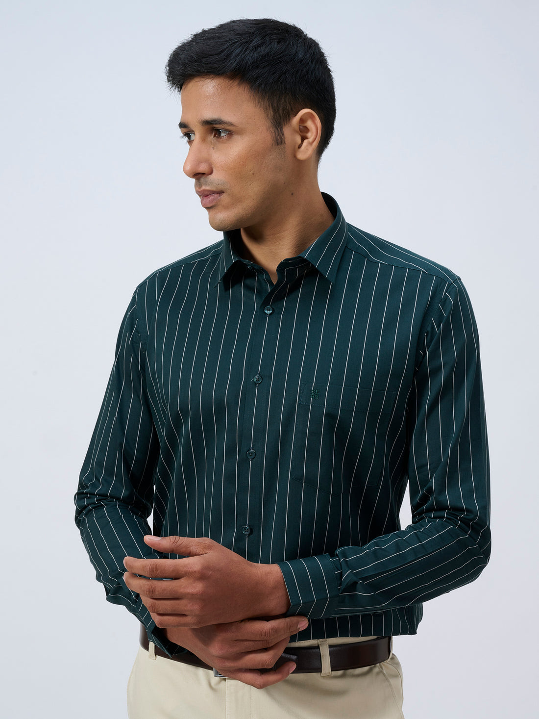 Evergreen Pinstripe Shirt