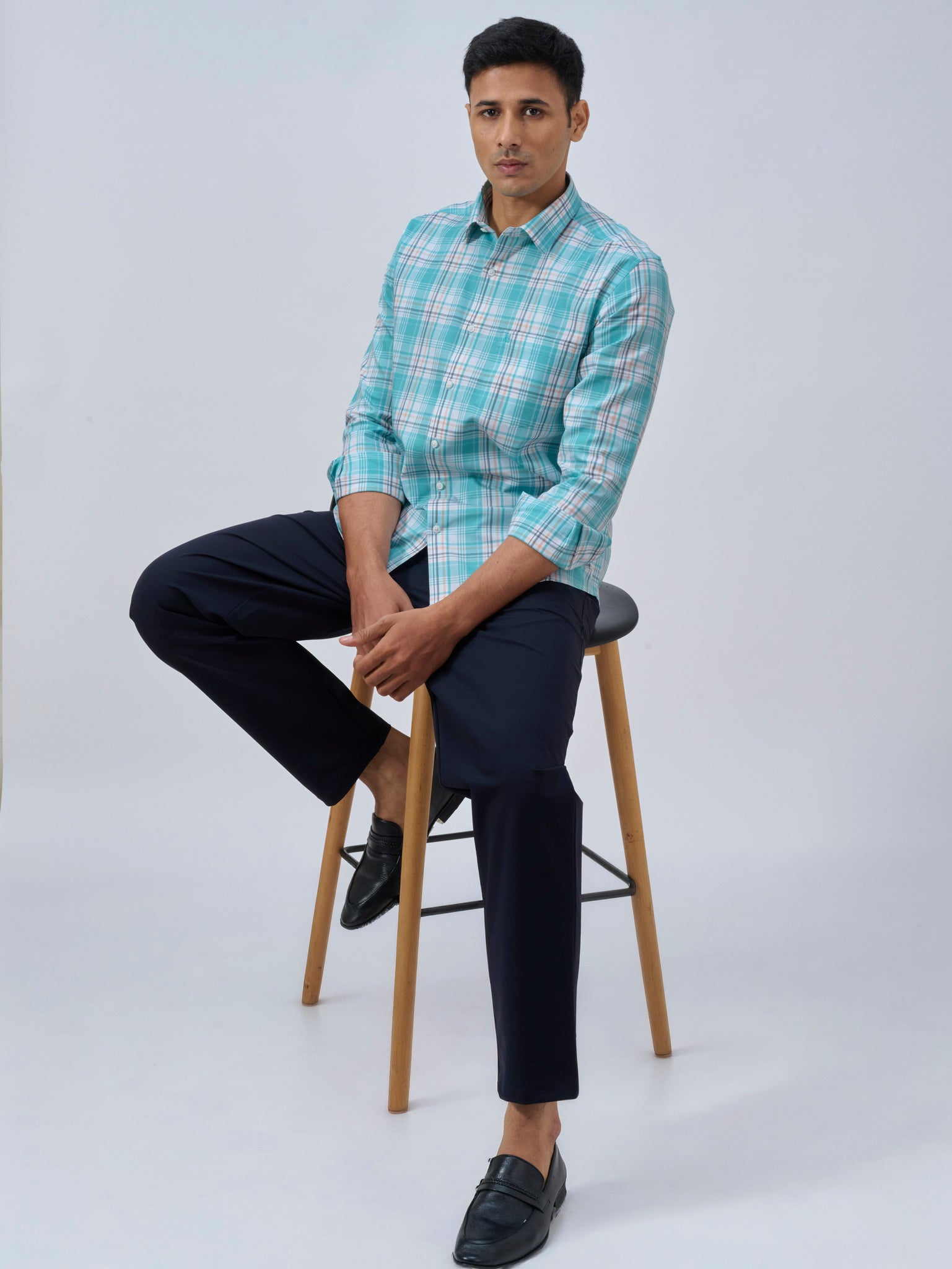 Coastal Blue Check Shirt