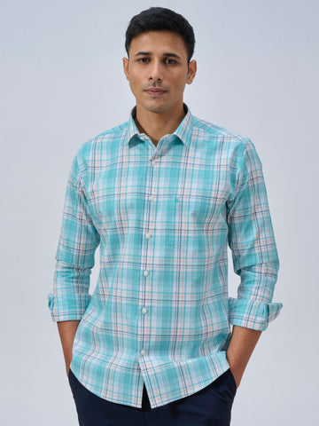 Coastal Blue Check Shirt