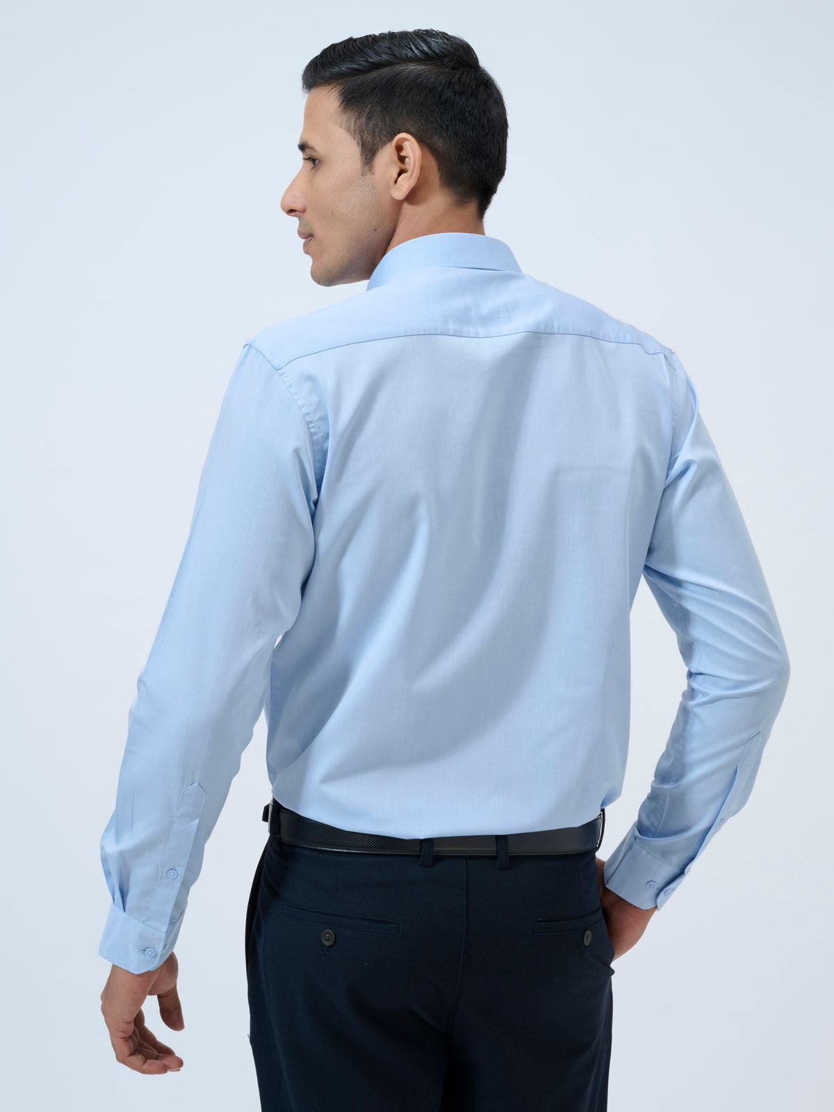 Zen Blue Solid Shirt