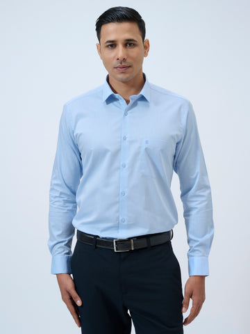 Zen Blue Solid Shirt