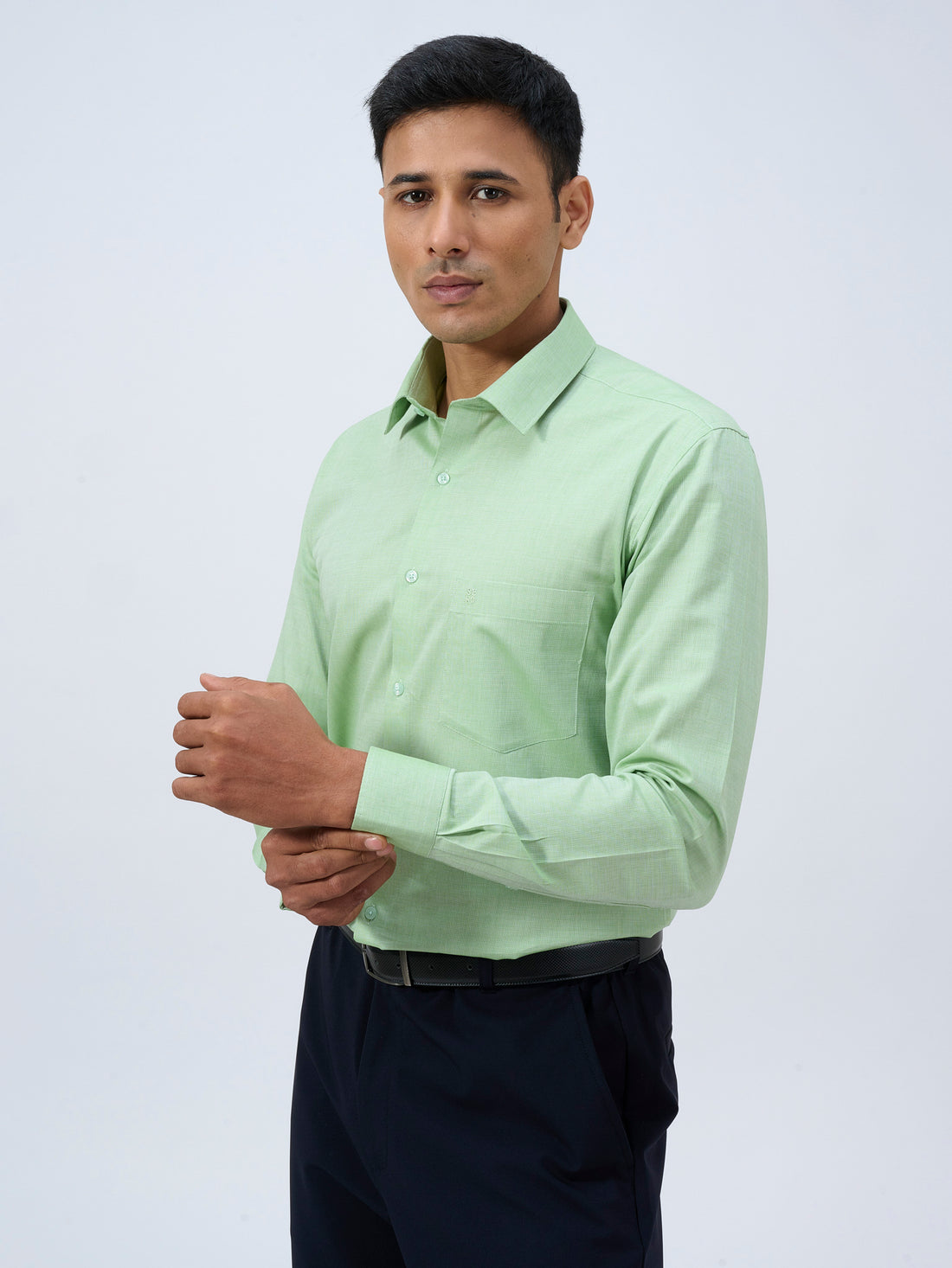 Jade Lime Dobby Shirt