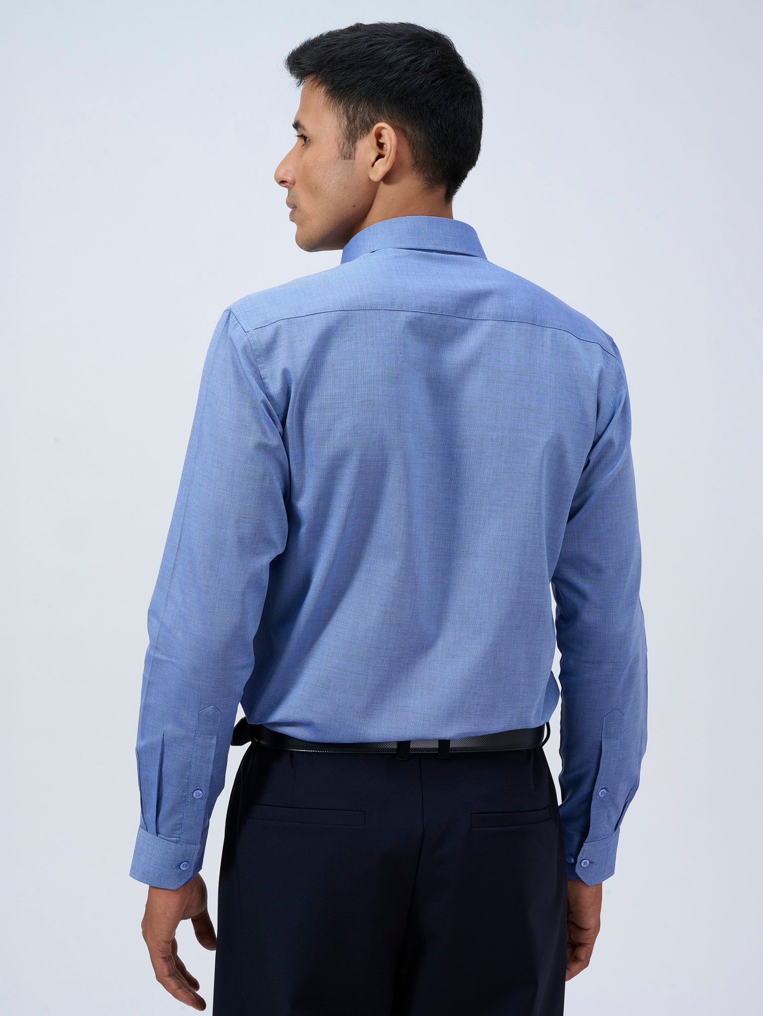 Sailing Blue Dobby Shirt