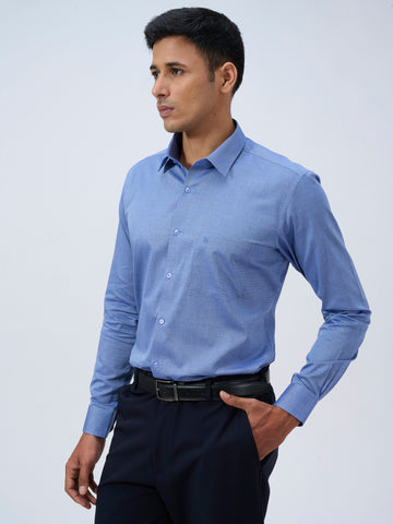 Sailing Blue Dobby Shirt