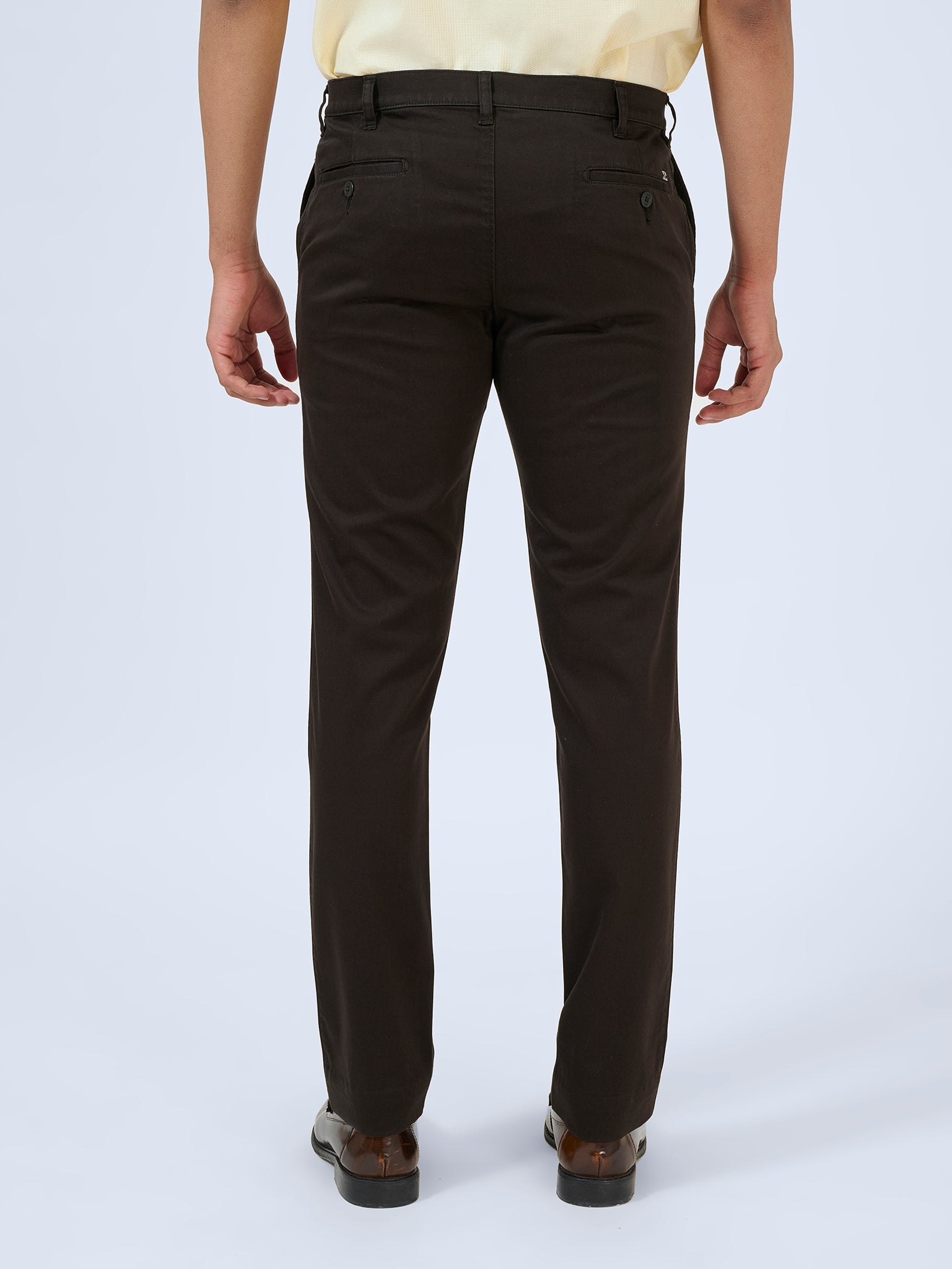 Earthly Mocha Satin Trousers