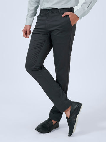 Deep Verdant Shadow Twill Trousers