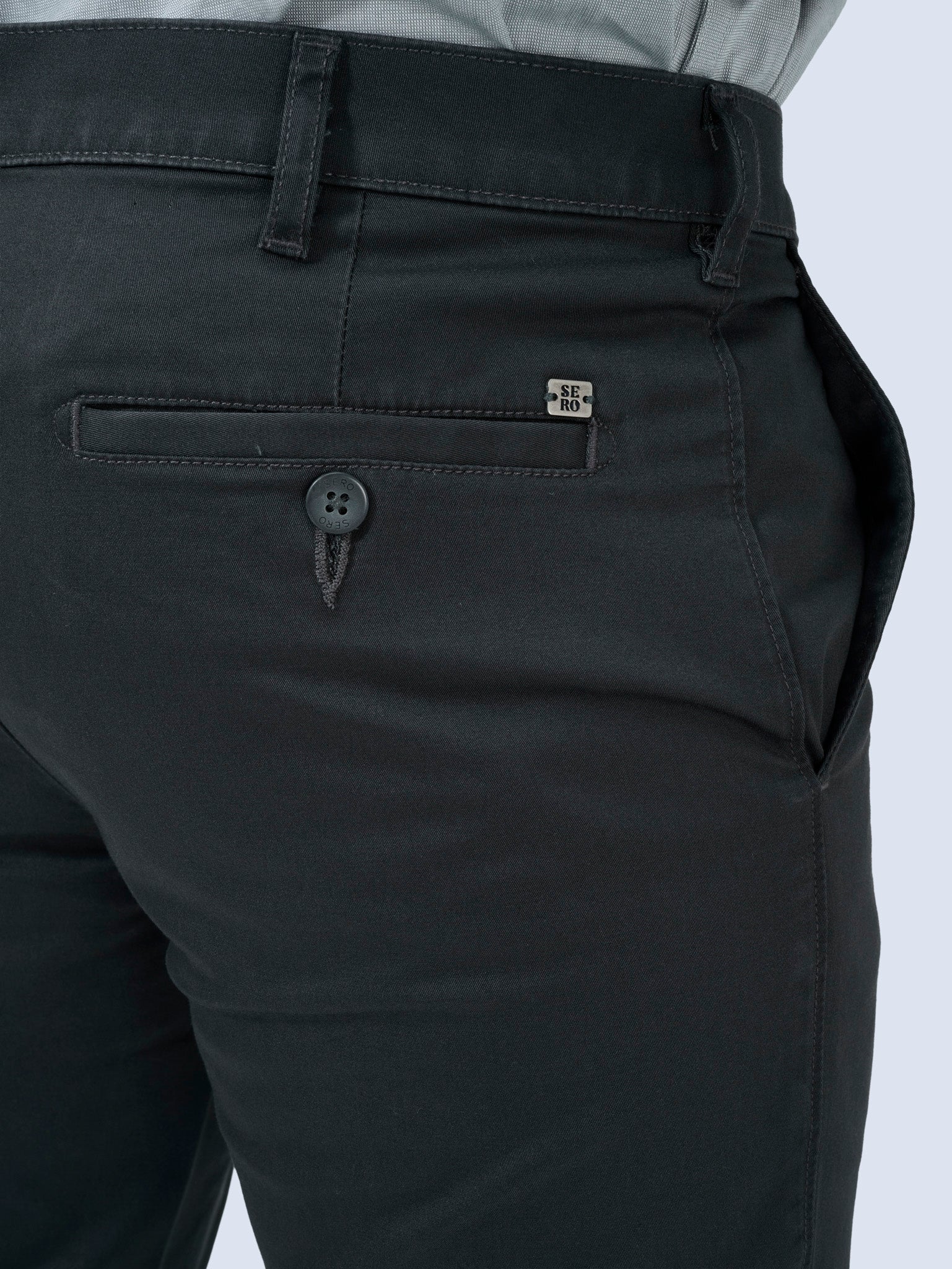 Deep Verdant Shadow Twill Trousers
