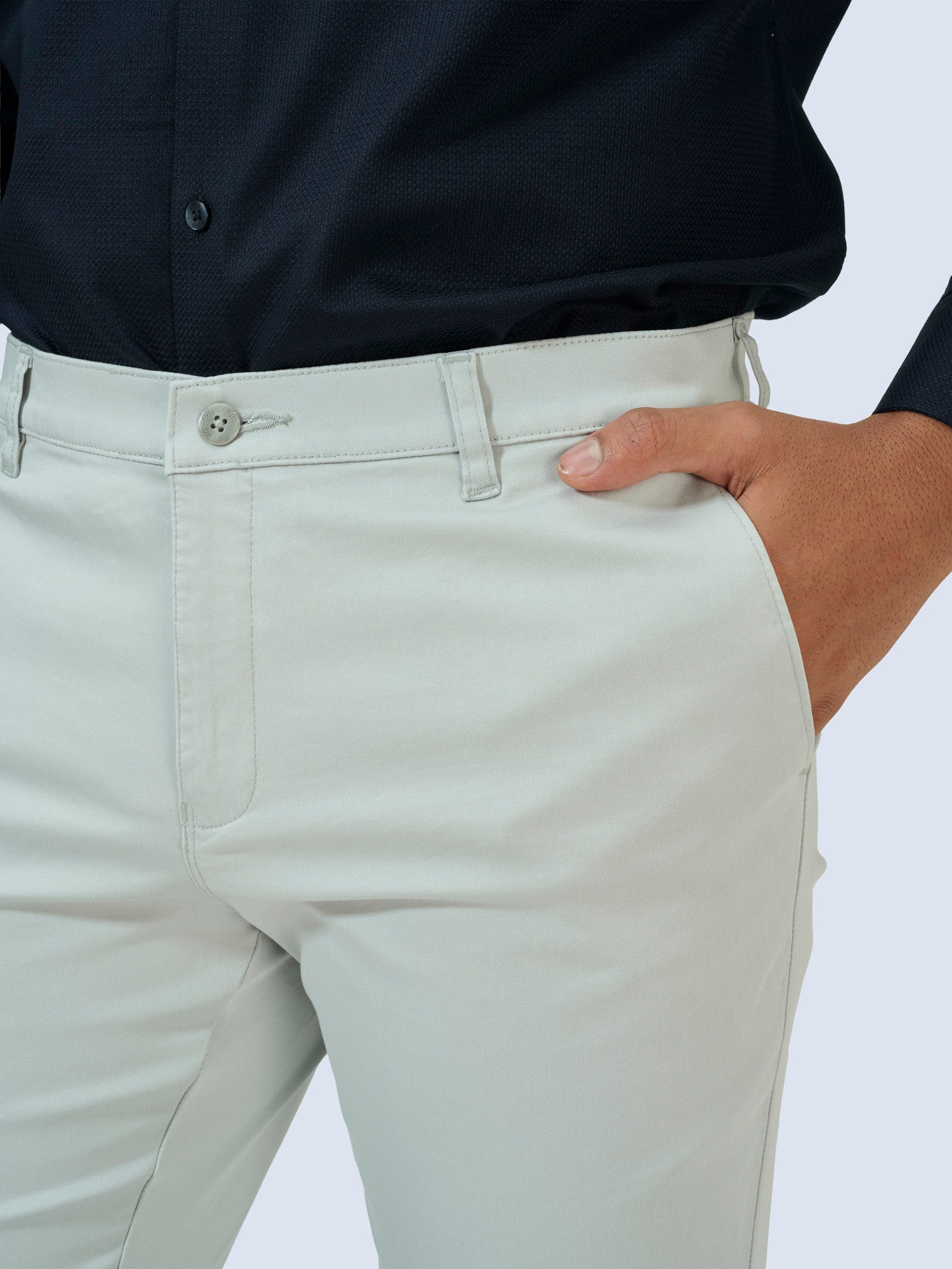 Sea Salt Green Satin Trousers
