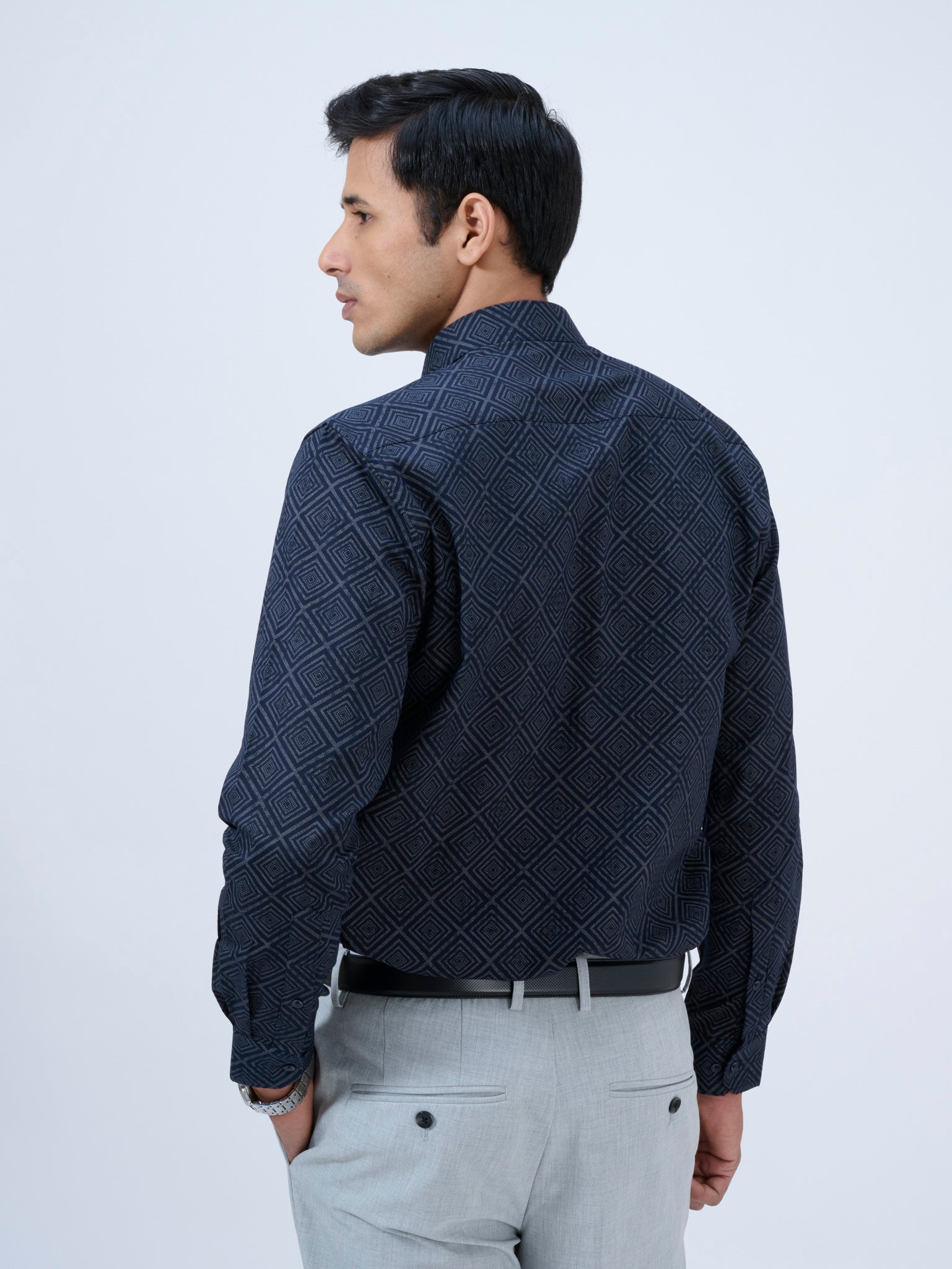 Estate Blue Geometric Shirt