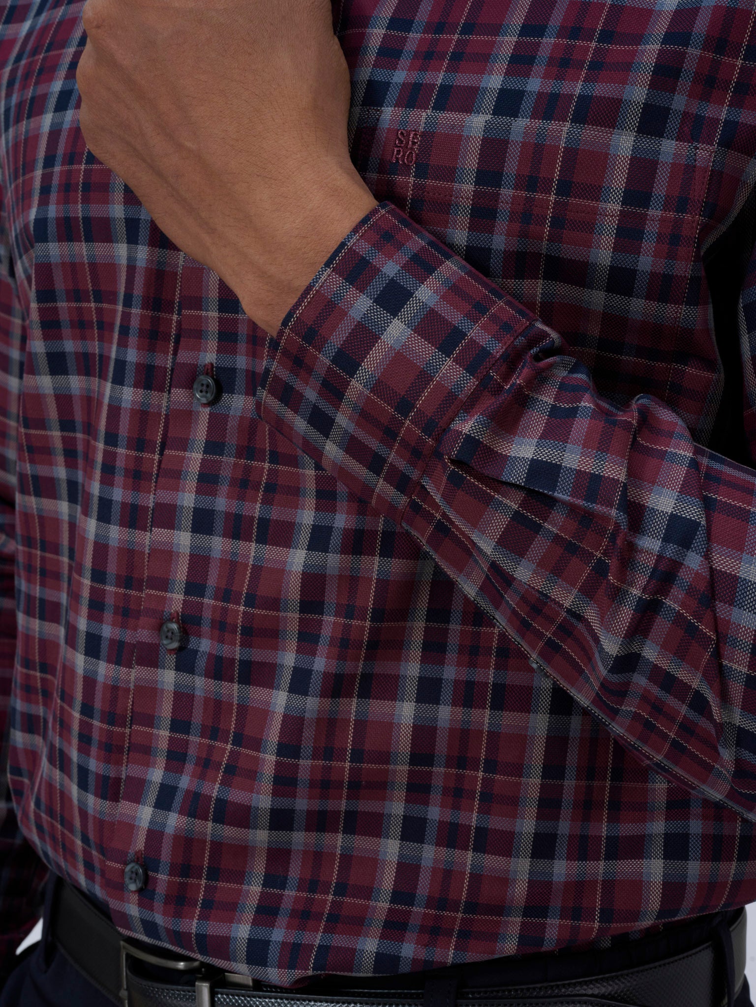 Crimson Violet Tartan Shirt