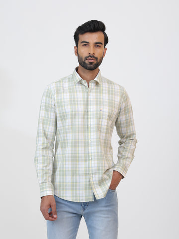 Seafoam Check Shirt