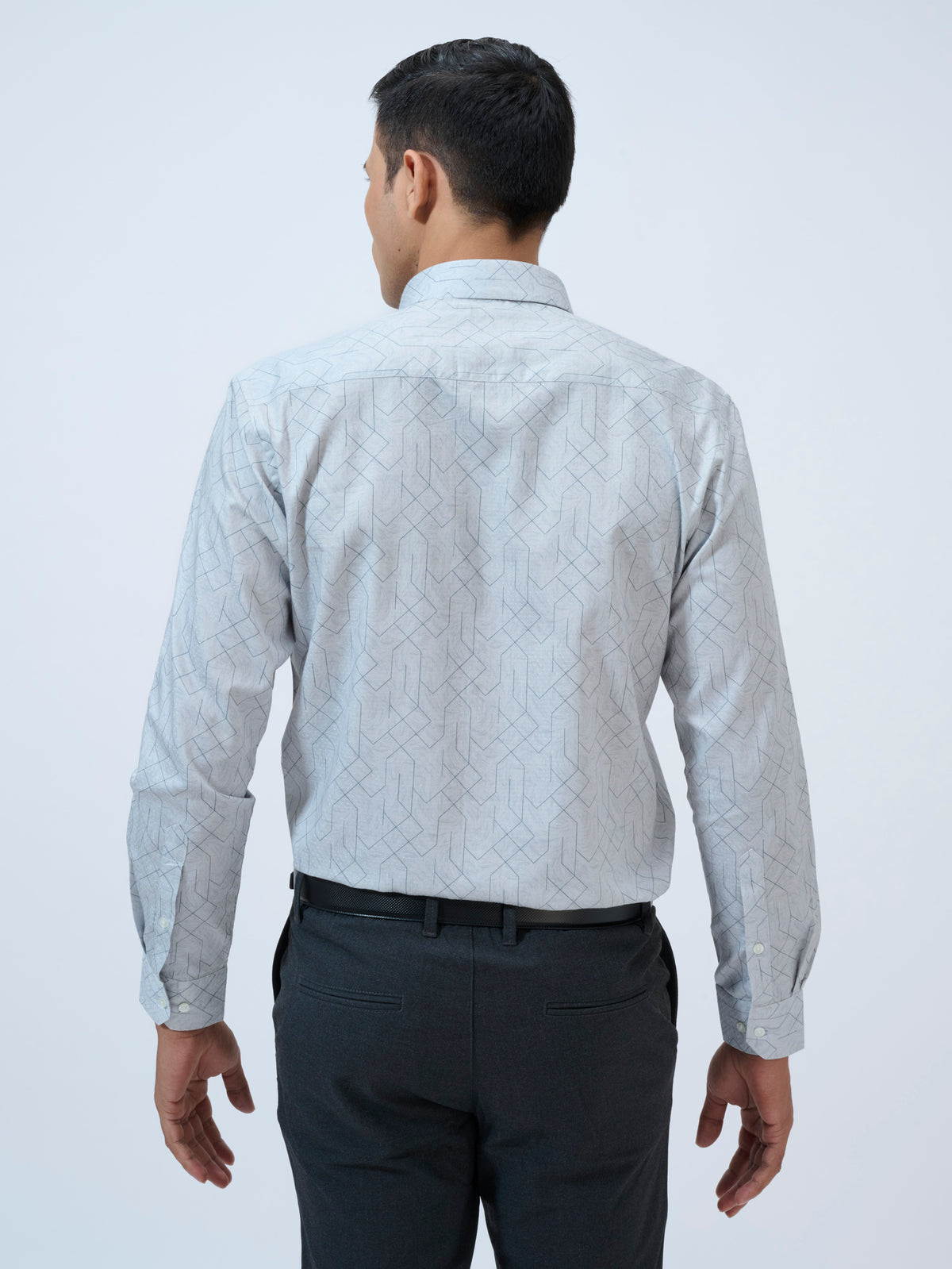 Glacier Gray Geometric Shirt
