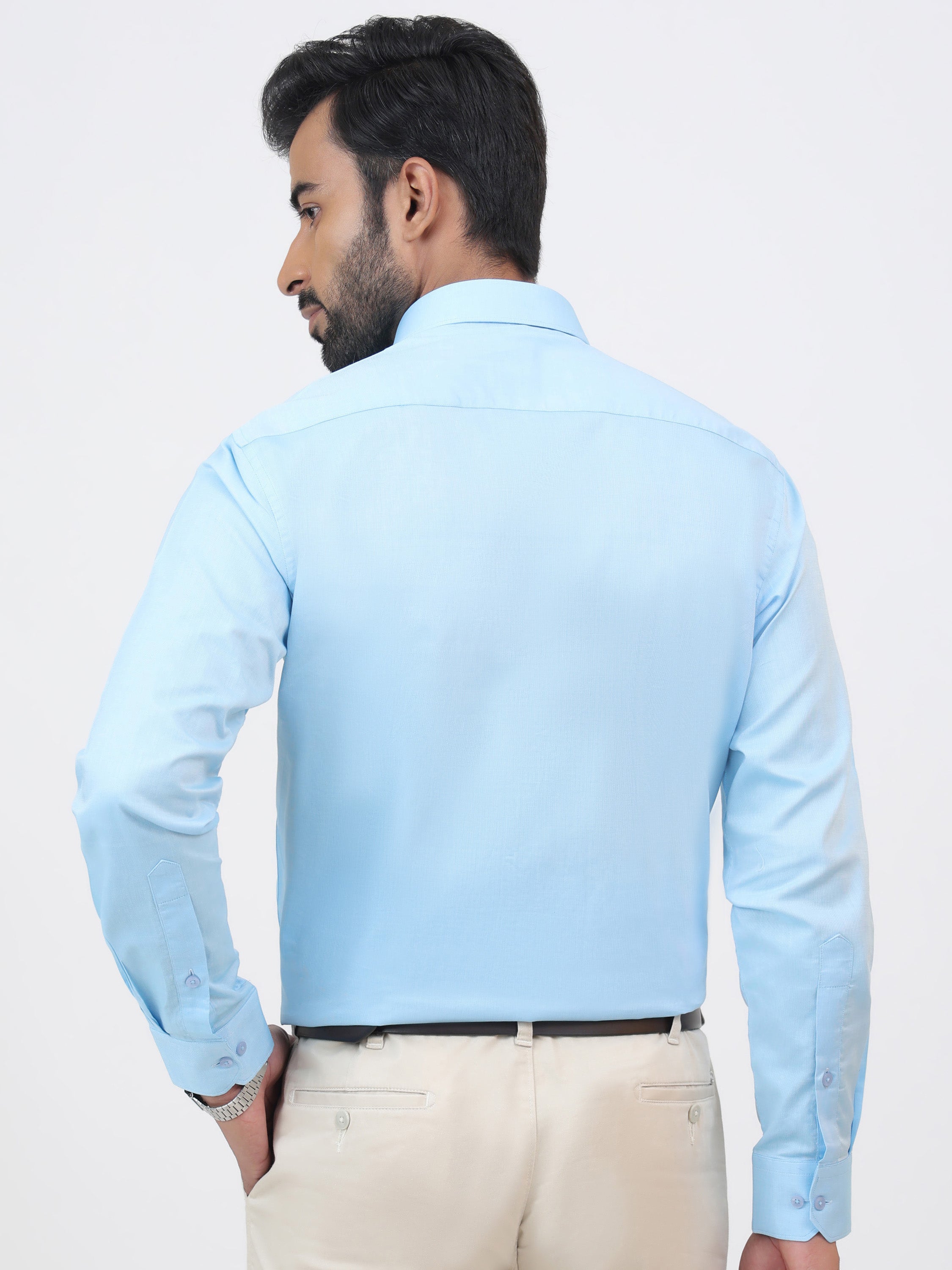 Pastel Blue Full Shirt