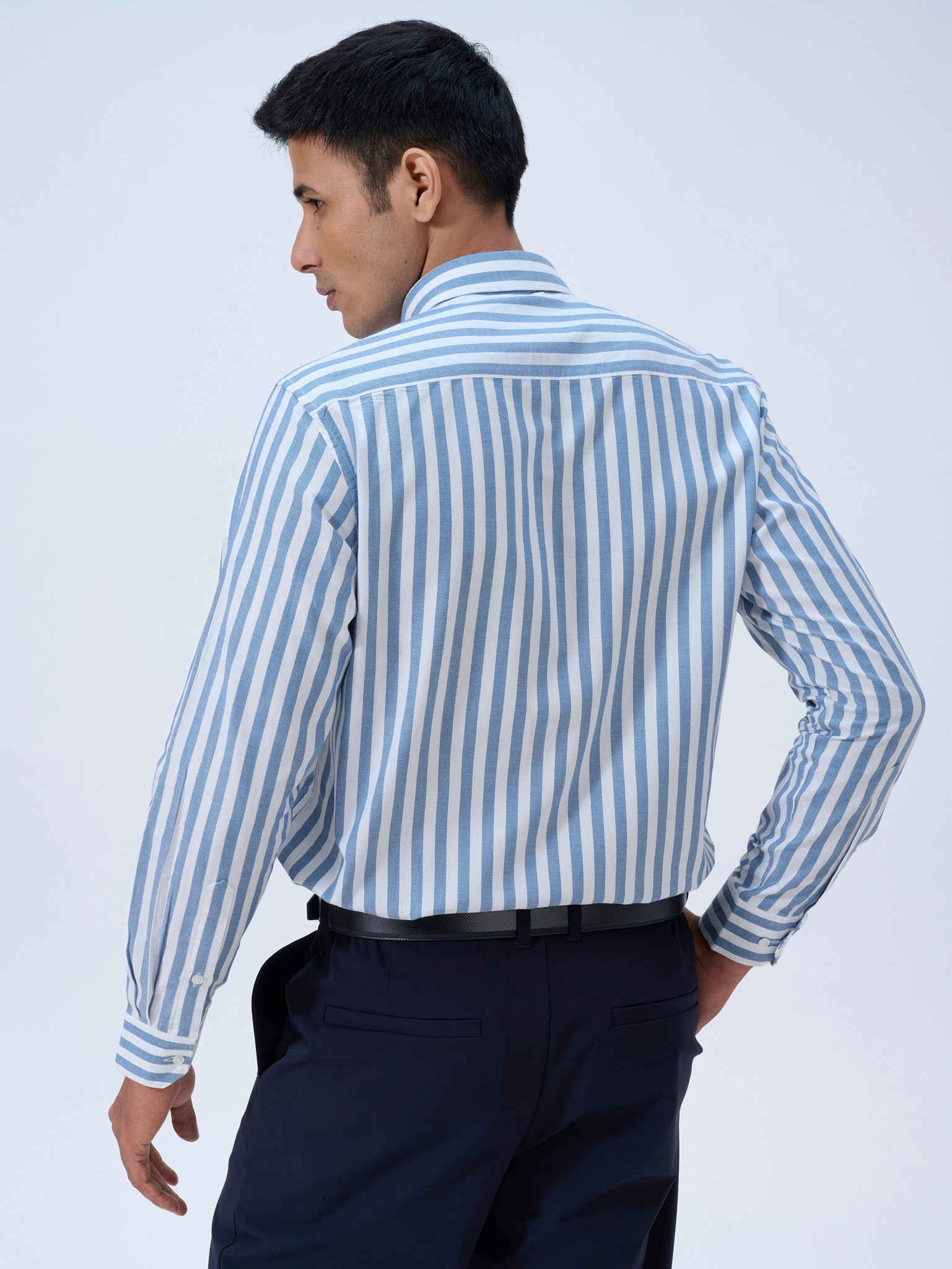 Snowfall White Stripe Shirt