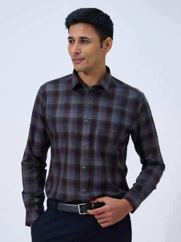 Shadow Grey Tartan Shirt