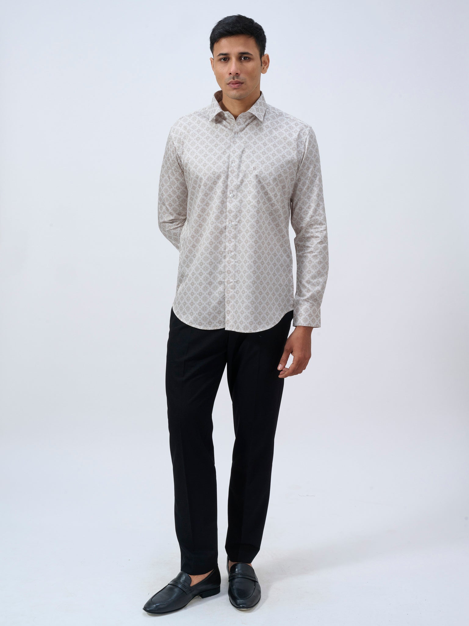Desert Fawn Mosaic Print Shirt