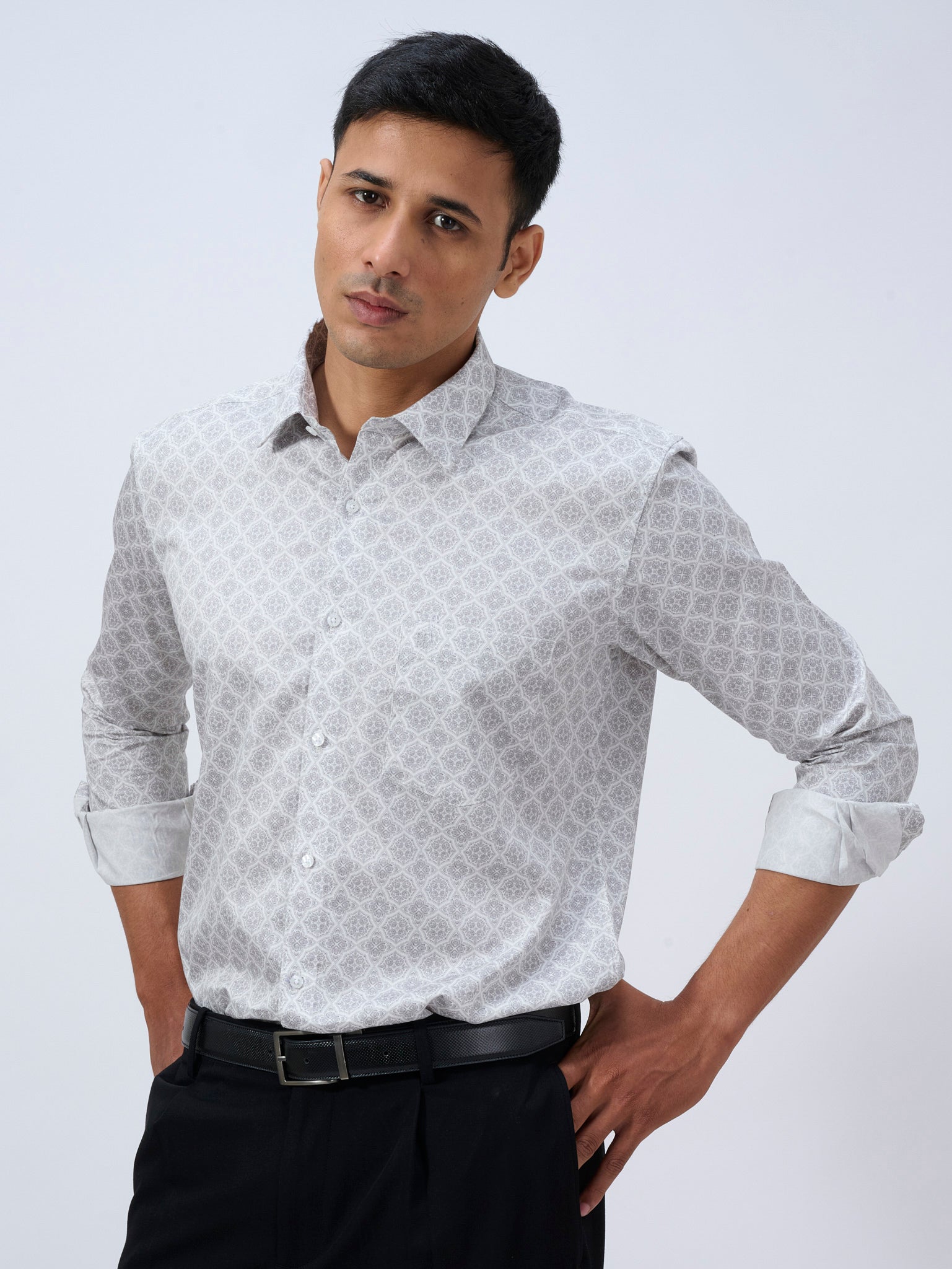 Pearl River Mosaic Print Shirt