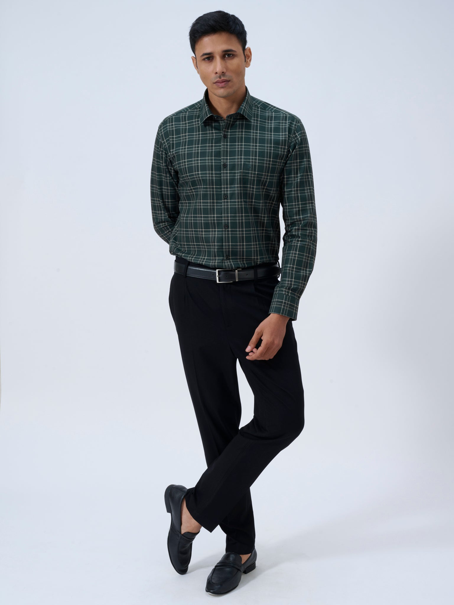 Deep Forest Tartan Shirt