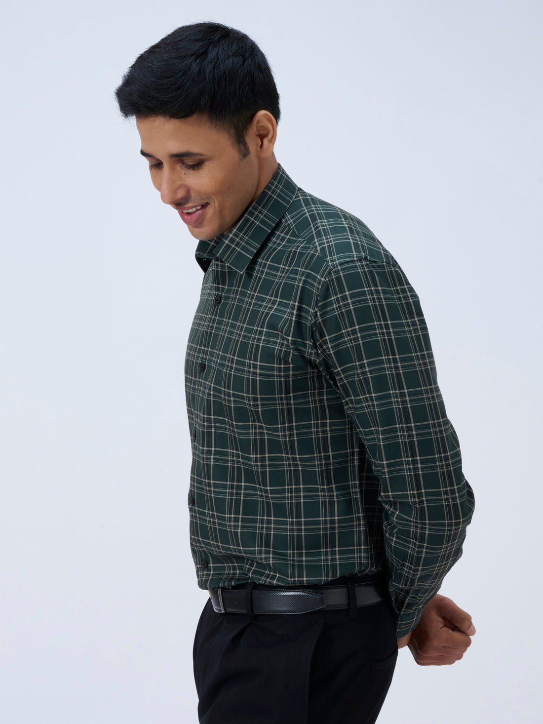 Deep Forest Tartan Shirt
