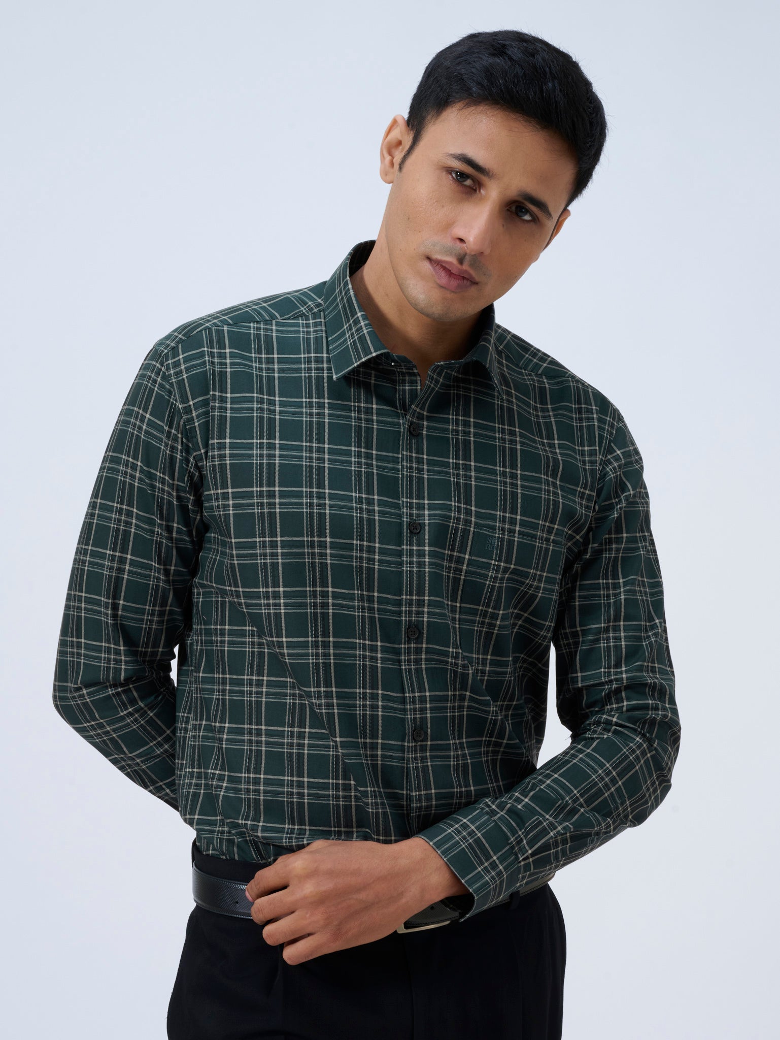 Deep Forest Tartan Shirt