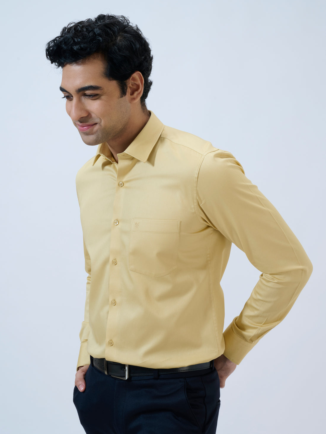 Golden Haze Solid Shirt