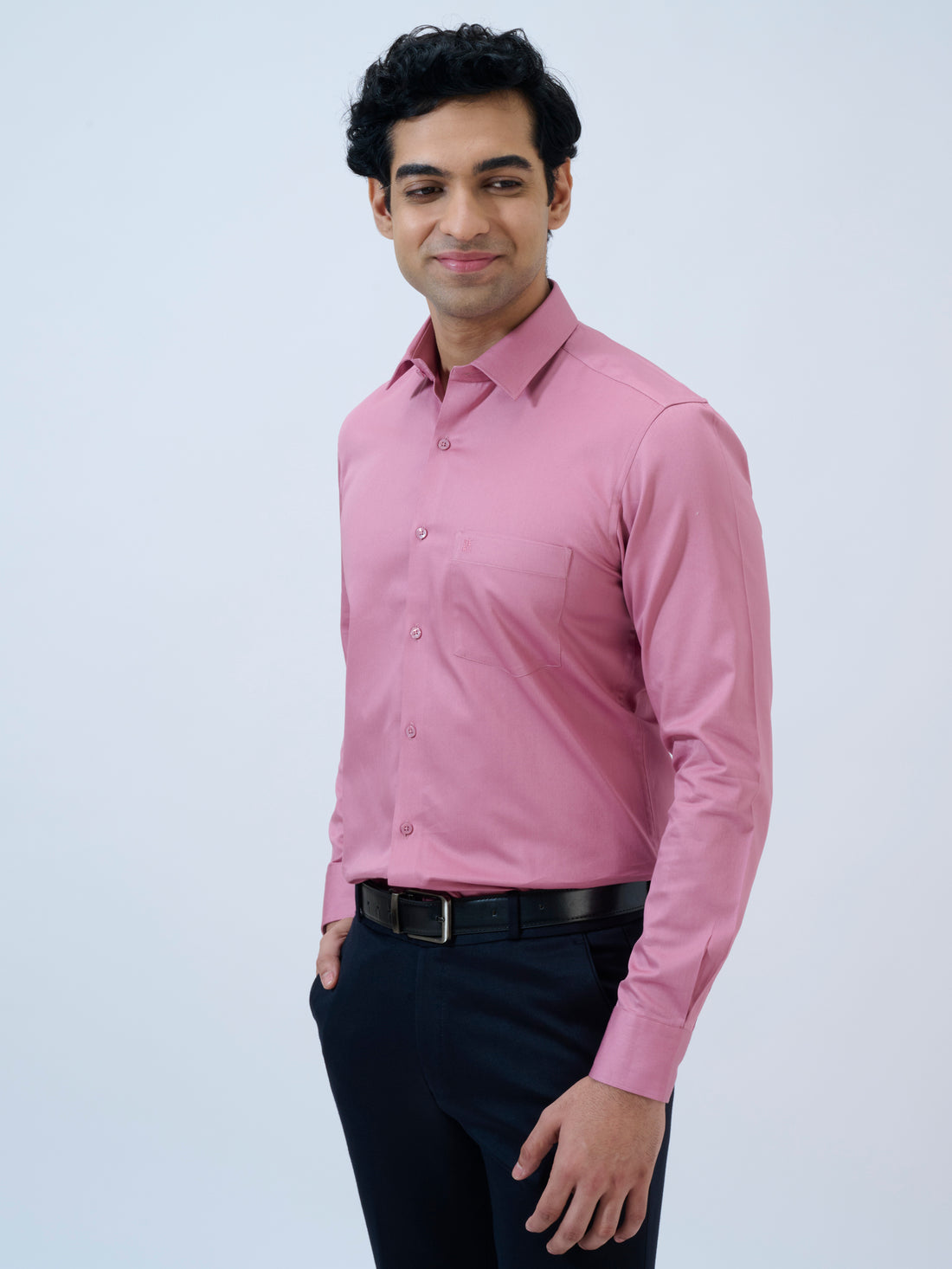 Dusty Rose Solid Shirt