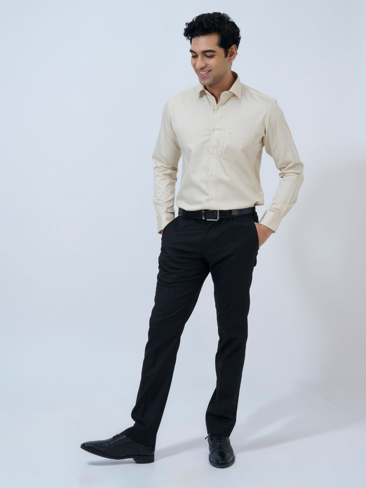 Bleached Sand Solid Shirt