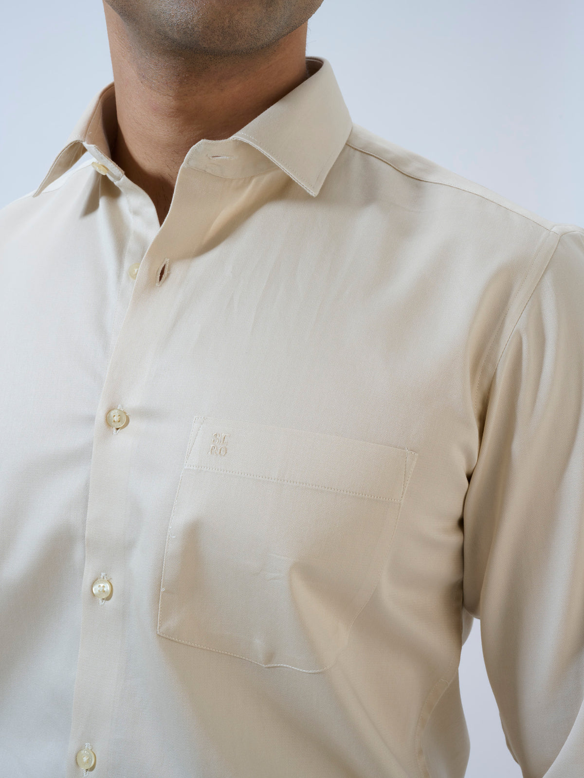 Bleached Sand Solid Shirt