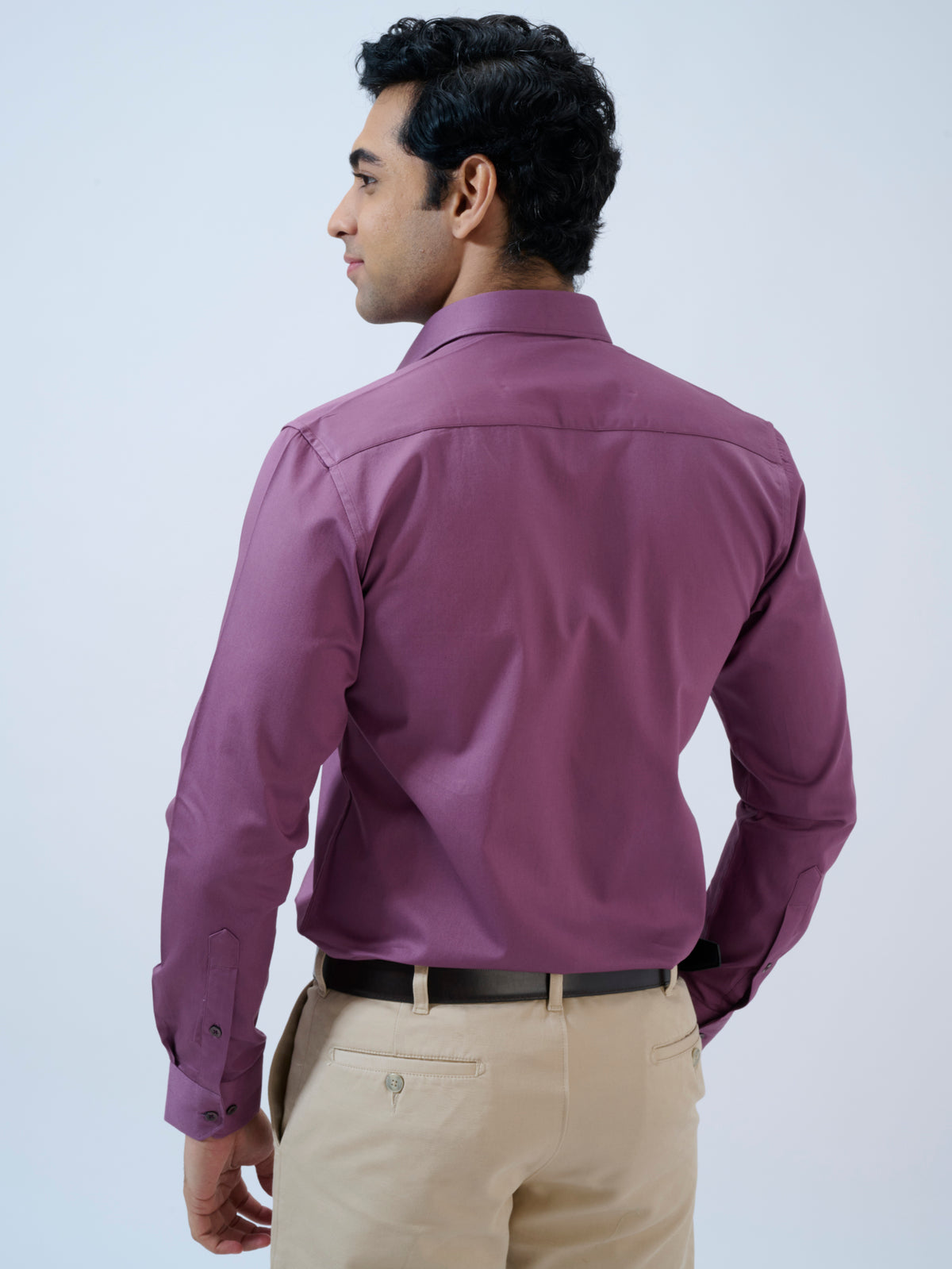 Dusty Mauve Solid Shirt