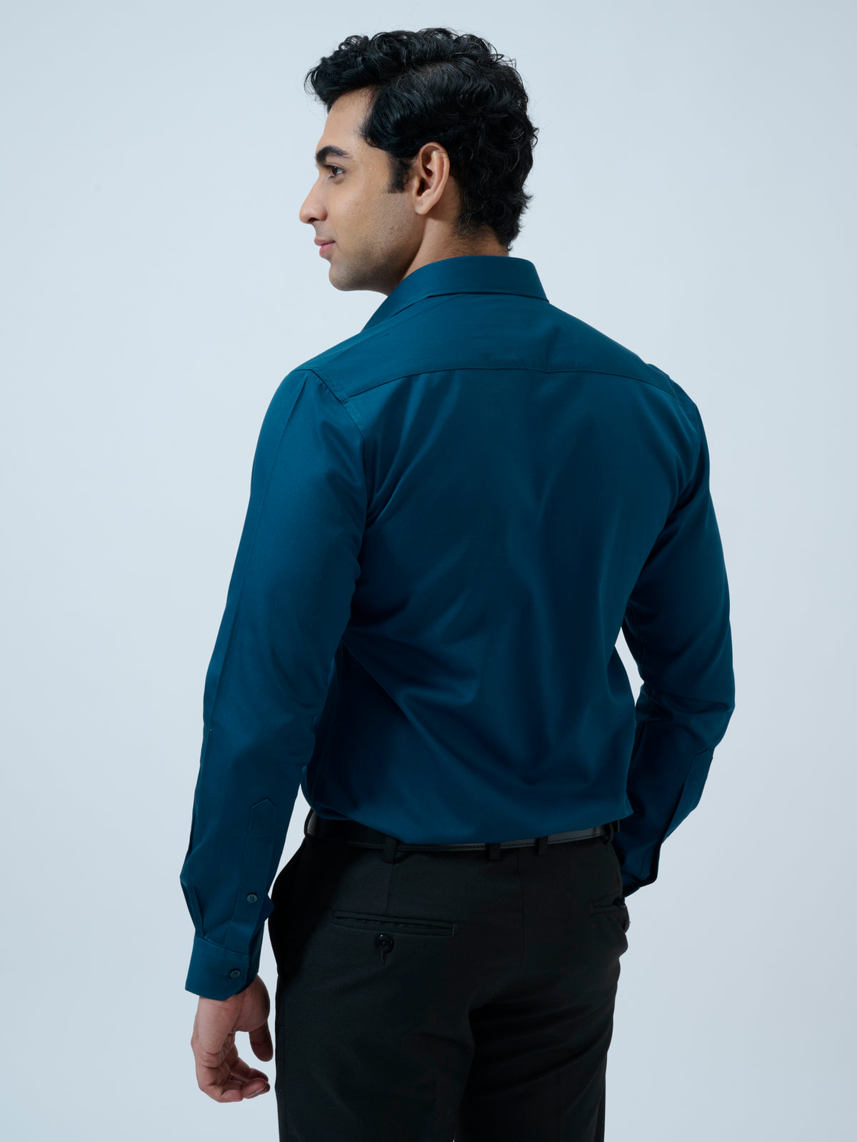 Deep Teal Solid Shirt