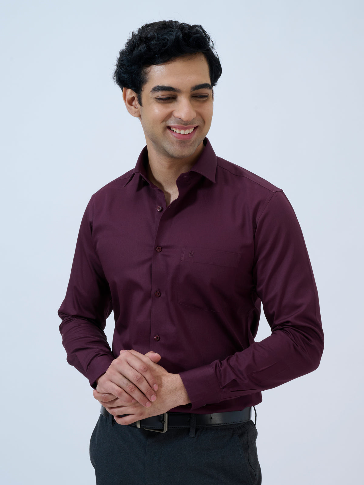 Vintage Wine Solid Shirt