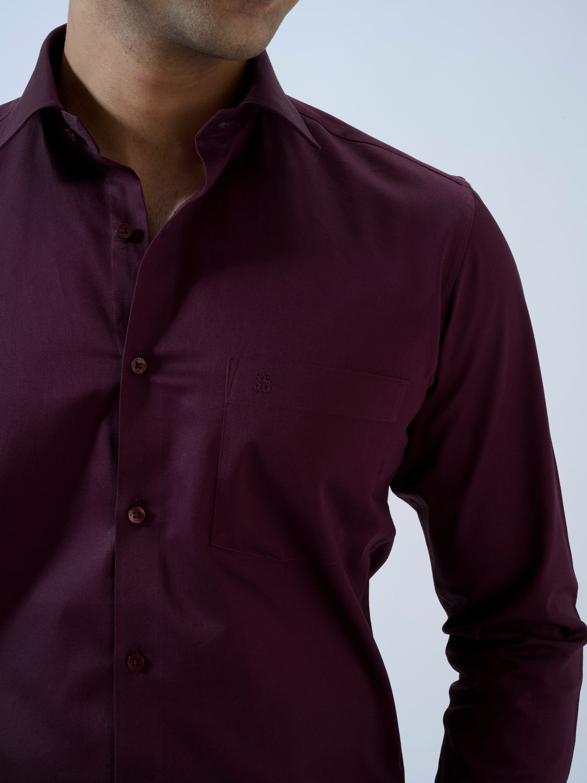 Vintage Wine Solid Shirt