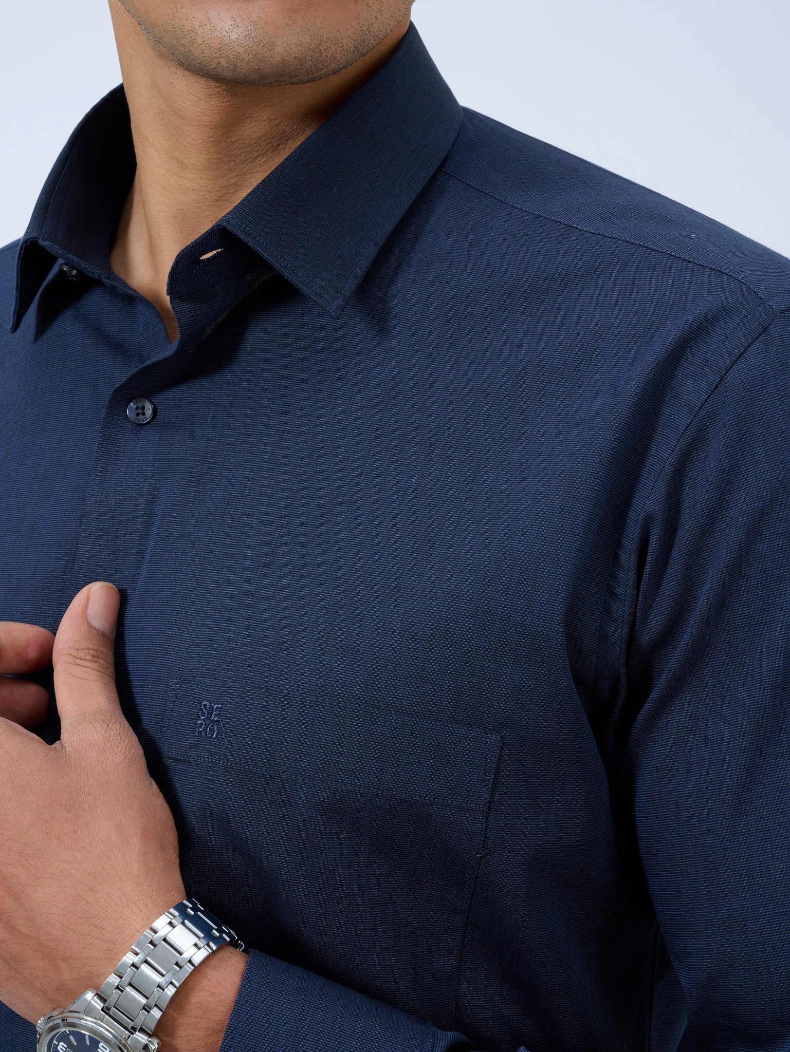Pageant Blue Solid Shirt