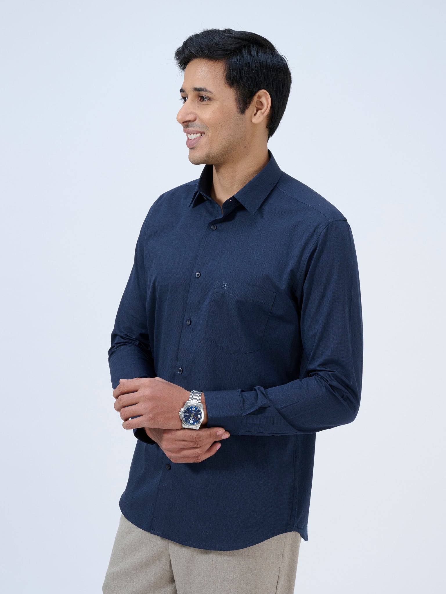 Pageant Blue Solid Shirt