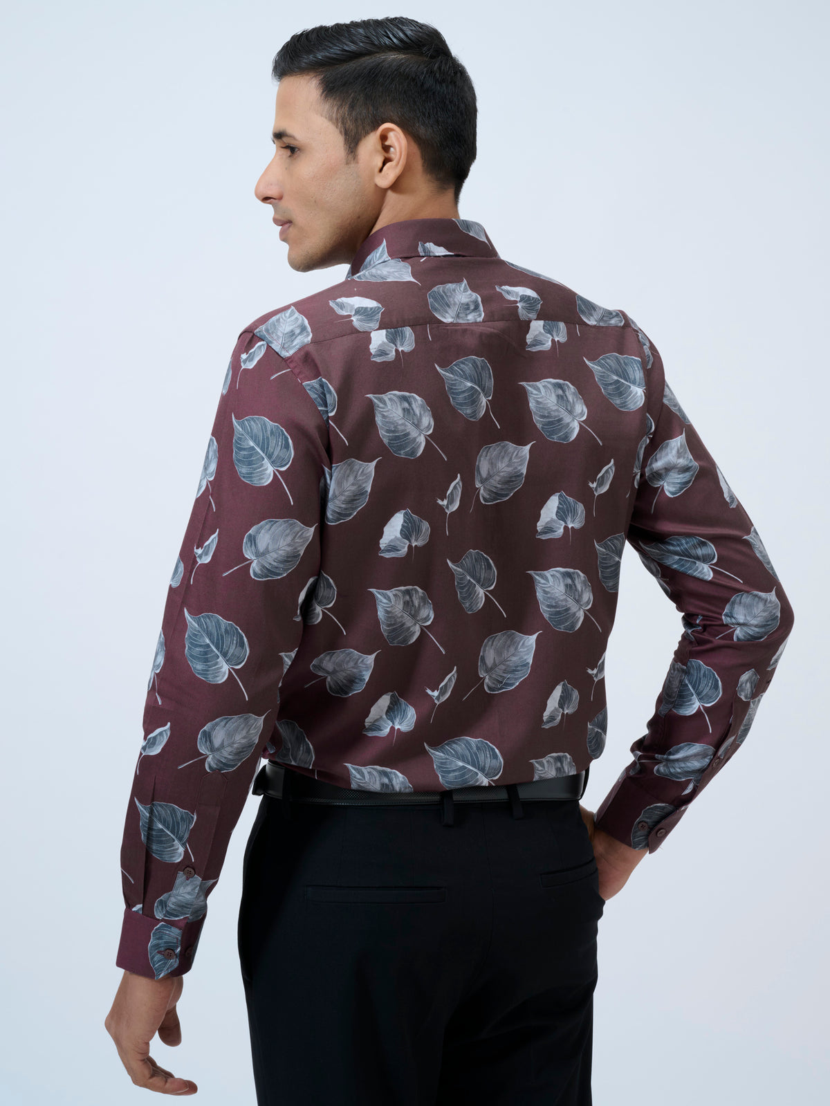 Port Royale Leaf Print Shirt