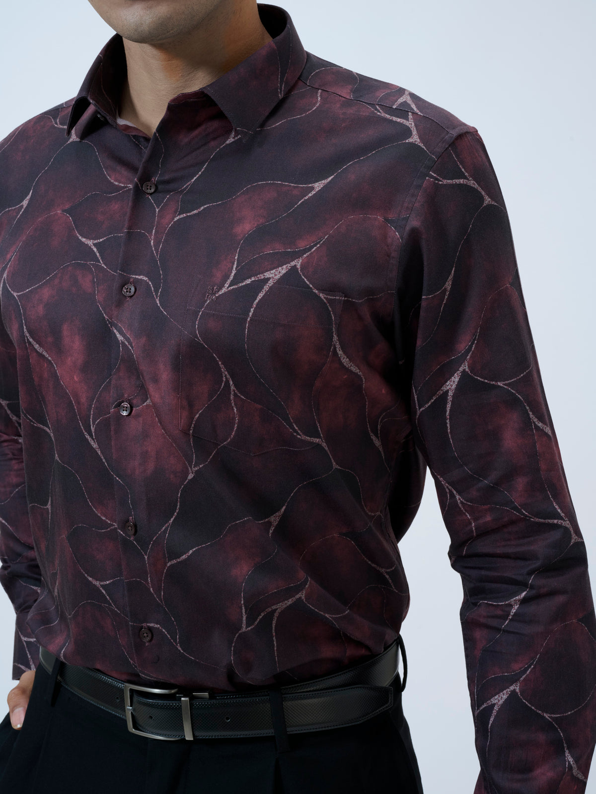 Bulgarian Rose Abstract Shirt